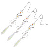 3Pcs Alloy Planet Moon Hanging Ornaments HJEW-TA00367-2