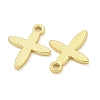 Brass Charms KK-C083-07G-2