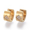 304 Stainless Steel Huggie Hoop Earrings LS-EJEW-L252-022G-1