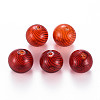 Transparent Handmade Blown Glass Globe Beads X1-GLAA-T012-40B-02-1