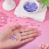 3 Bags 3 Colors Transparent Colours Glass Seed Beads GLAA-TA0003-68-6