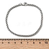 Tarnish Resistant 304 Stainless Steel Wheat Chain Bracelets BJEW-M187-12-G-3