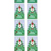 200Pcs Christmas Theme Paper Self-Adhesive Stickers DIY-M070-02R-2