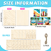 20Pcs Rectangle Unfinished Plywood Picture Sets DIY-WH0899-763-2