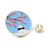 Panda with Plum Blossom Enamel Pins JEWB-A016-02A-02-3