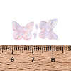 Electroplate Transparent Glass Beads EGLA-N057-03C-4
