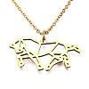 201 Stainless Steel Pendant Necklaces LS-NJEW-T009-JN038-2-45-1