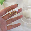Alloy & Resin Flower Pendant Necklaces FS-WG2316F-01-1