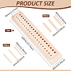 Rectangle Wooden Weaving Loom Kit TOOL-WH0155-192-2