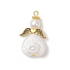 ABS Plastic Imitation Pearl Pendants PALLOY-JF04135-3