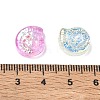 Ocean Theme Electroplate Transparent Glass Beads GL-CBA9C2A-01B-3