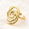 304 Stainless Steel Cuff Open Rings for Women RJEW-V014-10G-2