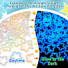 70Pcs 7 Colors Transparent Luminous Acrylic Pendants TACR-TA0001-65-5