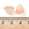 Transparent Glass Beads Caps X1-GLAA-B028-01D-3