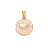 Brass Enamel Pendants KK-M314-08C-G02-1