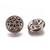 Alloy Shank Buttons BUTT-WH0014-05B-1
