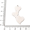304 Stainless Steel with Black Enamel Pendants SA-CBA061A-03P-3