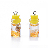 5Pcs Glass Wishing Bottle Pendants FIND-PW0017-25-2