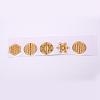Self Adhesive Brass Stickers DIY-WH0171-78G-1