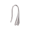 Anti-Tarnish Rhodium Plated 925 Sterling Silver Earring Hooks STER-K168-116P-3