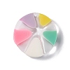 Transparent Resin Pendants RESI-E029-03B-2