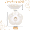 2Pcs Porcelain Candle Holders DJEW-PH0001-87A-2