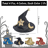 3pcs 3 Colors Halloween Imitation Leather Hair Accessories PHAR-CL0001-01-2