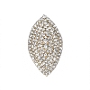 Horse Eye Brass Crystal Rhinestone Finger Rings FS-WG798CF-01-3