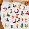 Fox Paper Stickers Set X-DIY-M031-41-6