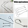 304 Stainless Steel Ball Chain Connectors STAS-NB0004-27P-6