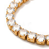 Clear Cubic Zirconia Tennis Necklace NJEW-E038-10A-G-2