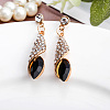 Alloy Rhinestone Dangle Stud Earrings FS-WGDE5F6-04-1