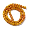 Handmade Lampwork Chevron Beads Strands LAMP-K041-01A-17-3
