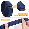 10 Yards Polyester Antislip Grosgrain Ribbon OCOR-BC0007-62B-4