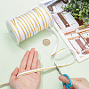Polyester Satin Piping Ribbon OCOR-WH0091-32B-3
