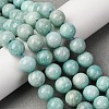Natural Amazonite Beads Strands G-K068-03-10mmA-1