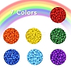 3500Pcs 7 Style 12/0 Glass Round Seed Beads SEED-YW0001-36-3