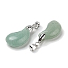 Natural Green Aventurine Pendants G-NH0025-14P-11-2