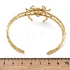 Halloween Spider 304 Stainless Steel Open Cuff Bangles SA-CBA0444-01G-5