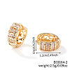 Brass Hoop Earrings HA0784-2-2