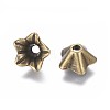 Tibetan Style Alloy Bead Caps K08T9072-2