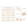 Crafans 16 Pairs 16 Style Crocodiles & Dog & Swan & Hedgehog & Dinosaur & Bird 304 Stainless Steel Stud Earrings EJEW-CF0001-02G-20