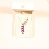Wheat Alloy Gradient Color Cubic Zirconia Pendant Necklace & Stud Earring FS-WGBA5F1-01-2