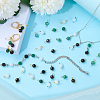 24Pcs 12 Styles Natural Gemstone Birthstone Pendants PALLOY-SW00109-4