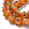 Handmade Lampwork Beads Strands LAMP-N025-05H-3