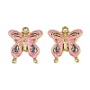 304 Stainless Steel Enamel Pendants STAS-L290-19B-G-1