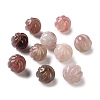 Natural Madagascar Rose Quartz Carved Beads GG-CBABD99-01A-1