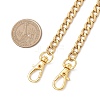 304 Stainless Steel Curb Chain Purse Chains AJEW-BA00160-01-3