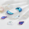 8Pcs 4 Styles Glass Pendants GLAA-LP0001-28-1
