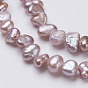 Natural Cultured Freshwater Pearl Beads Strands PEAR-P002-53C-3